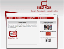 Tablet Screenshot of omeganews.it